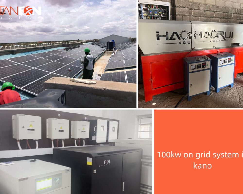 100kw on grid system in kano