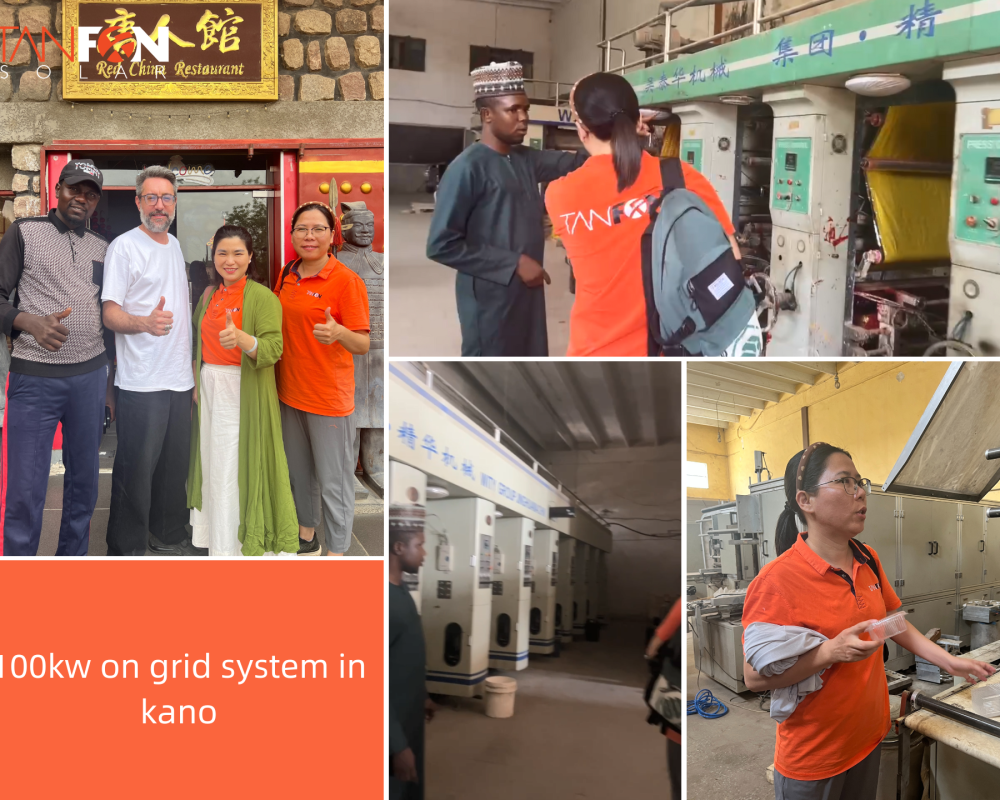 Kano 150kw on grid system for factory